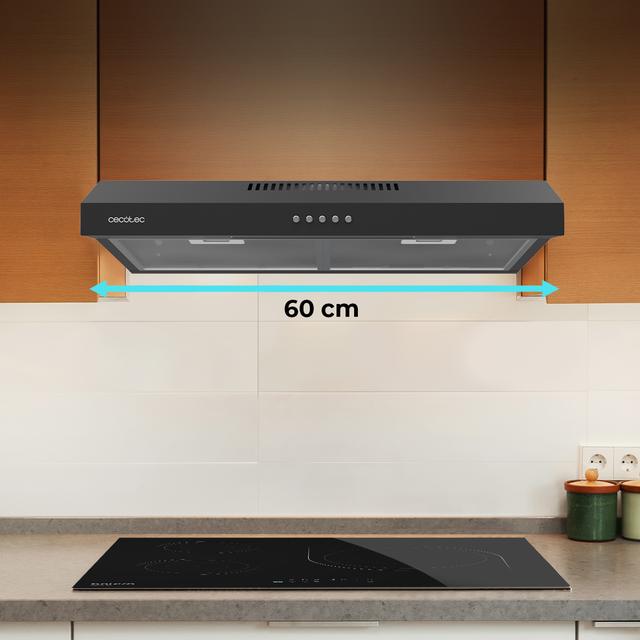 Campana extratora convencional Cecotec Bolero Flux CM 602200 Black B