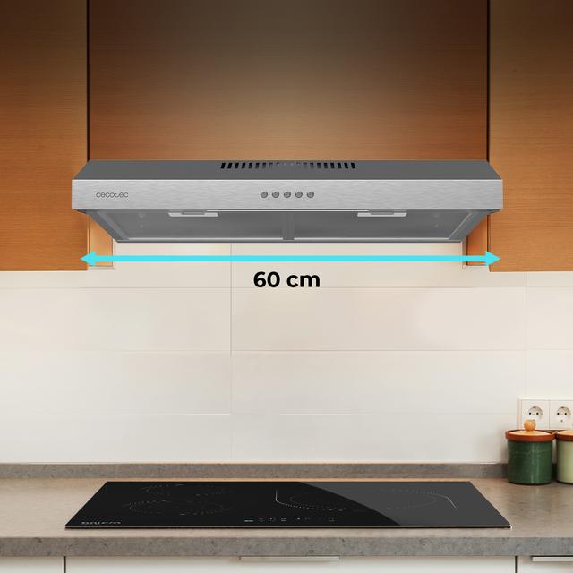 Campana extratora convencional Cecotec Bolero Flux CM 602200 Inox B