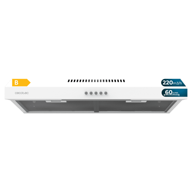 Campana extratora convencional Cecotec Bolero Flux CM 602200 White B