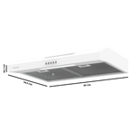 Campana extratora convencional Cecotec Bolero Flux CM 602200 White B