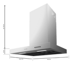 Campana T Cecotec Bolero Flux TM 606500 Inox A