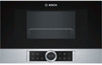 MICROONDAS BOSCH BER634GS1 21 LITROS INOX/NEGRO AP DERECHA INTEGRABLE SIN MARCO ELECTRONICO SIN PLATO