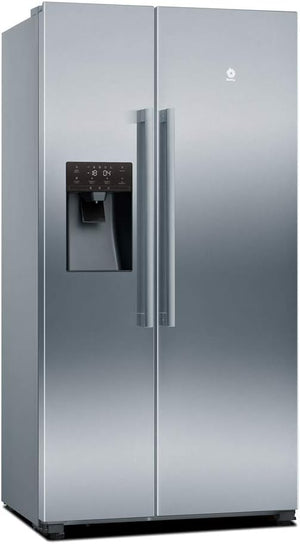FRIGORIFICO AMERICANO BALAY 3FAF494XE NO FROST CLASE ENERGETICA A++ 179X91X72 CM 533 LITROS PUERTAS ACERO ANTIHUELLAS DISPENSADOR AGUA Y HIELO