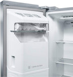 FRIGORIFICO AMERICANO BALAY 3FAF494XE NO FROST CLASE ENERGETICA A++ 179X91X72 CM 533 LITROS PUERTAS ACERO ANTIHUELLAS DISPENSADOR AGUA Y HIELO