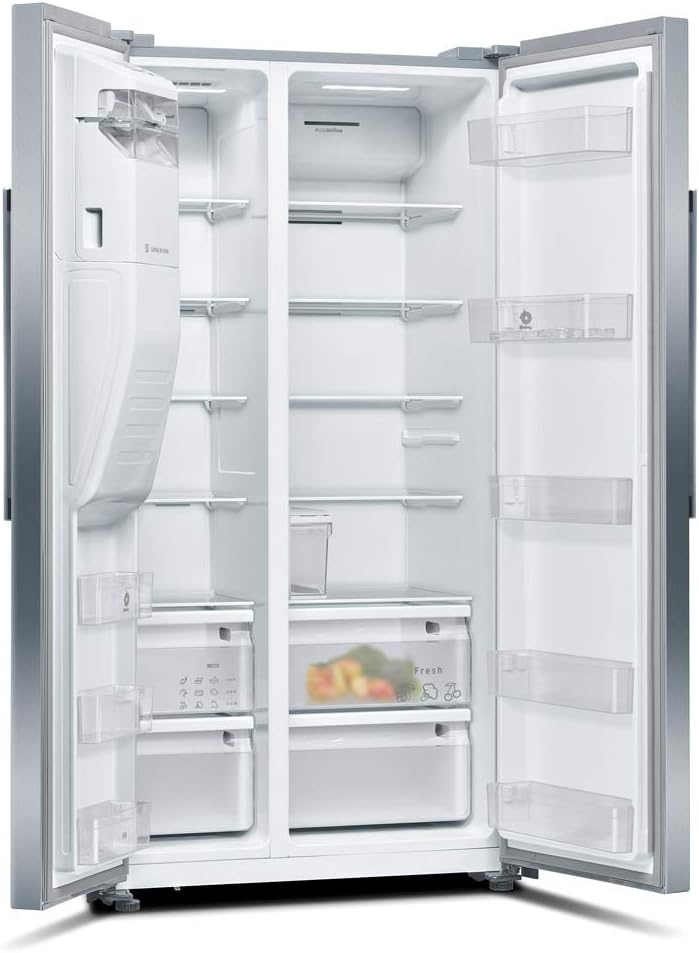 FRIGORIFICO AMERICANO BALAY 3FAF494XE NO FROST CLASE ENERGETICA A++ 179X91X72 CM 533 LITROS PUERTAS ACERO ANTIHUELLAS DISPENSADOR AGUA Y HIELO