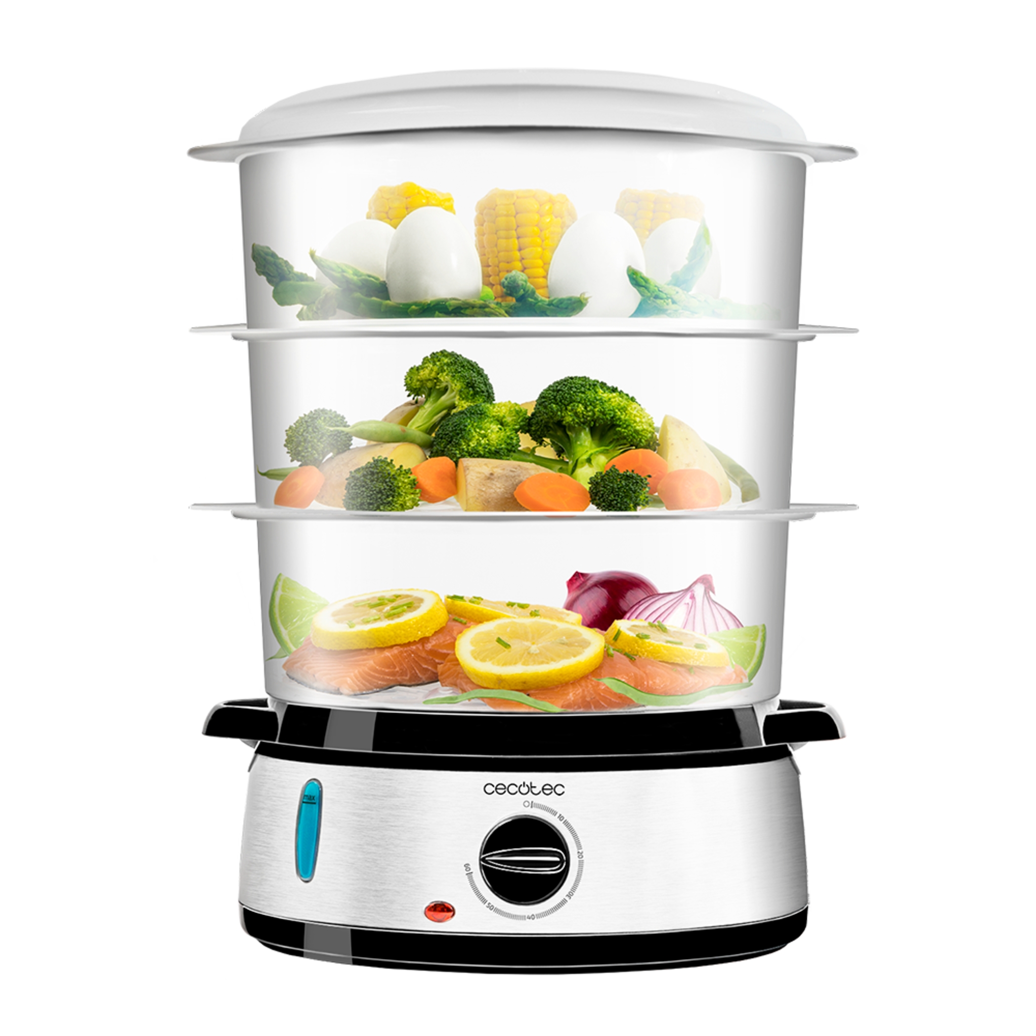 Vaporera eléctrica Cecotec Vapovita 3000 Inox