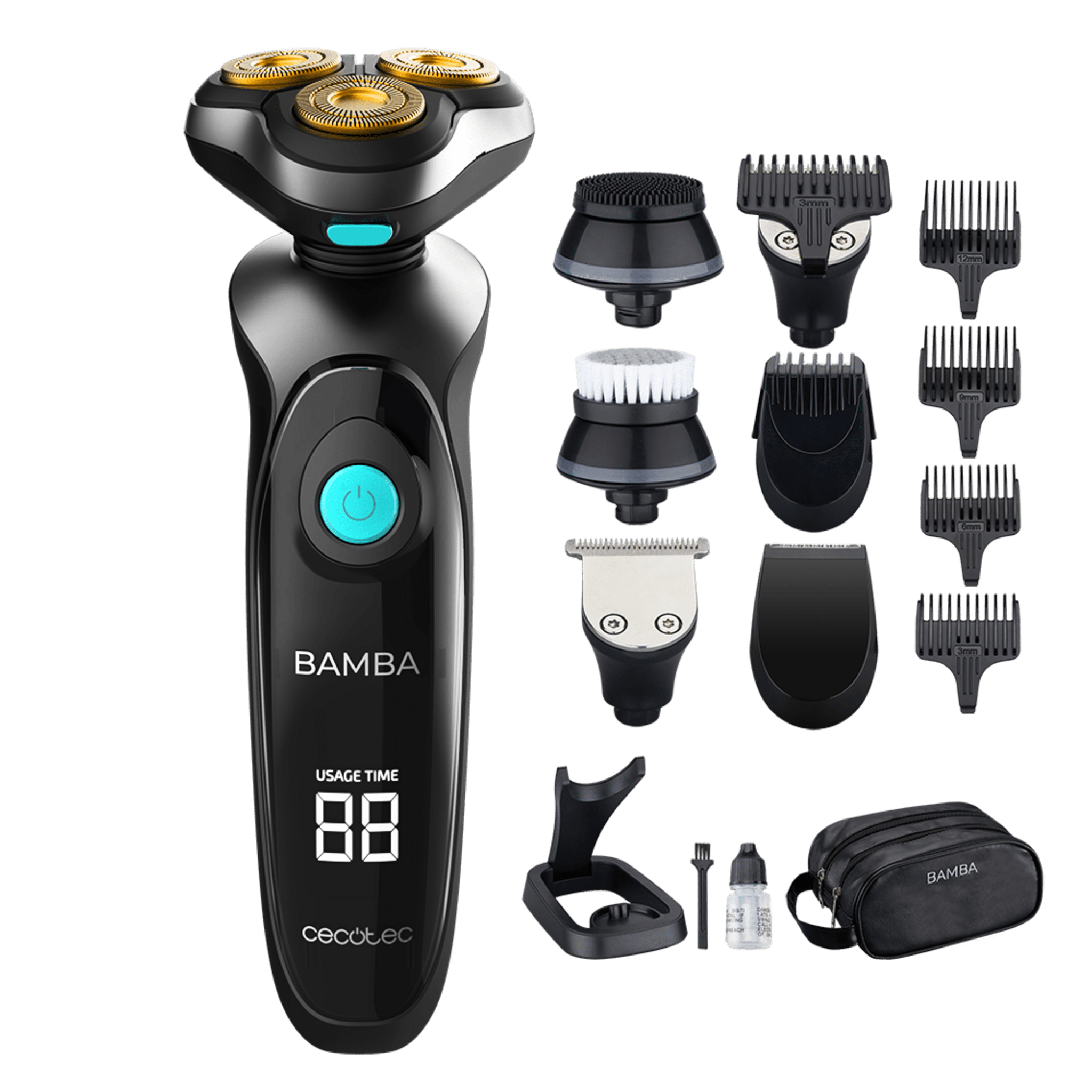 Afeitadora Cecotec Bamba PrecisionCare TwistGroom 10in1
