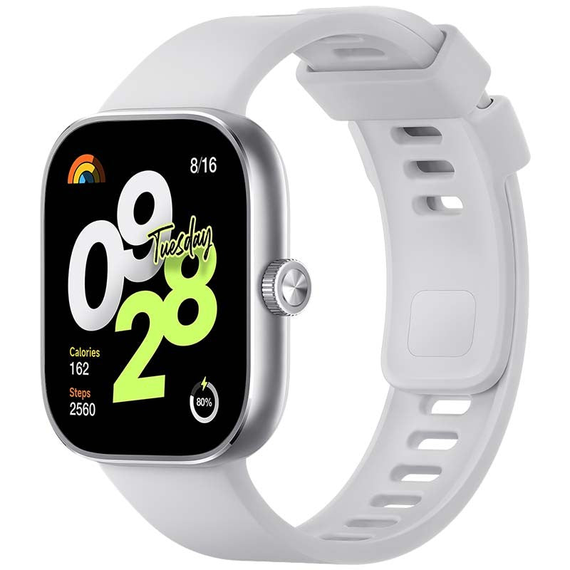 Xiaomi Redmi Watch 4 Plata - Reloj inteligente con GPS