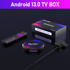 H96 MAX RK3528 4GB/64GB Android 13 Negro - Android TV