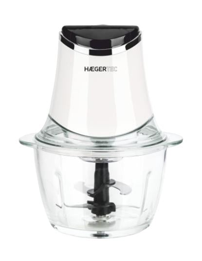 CH-30W.007A picadora eléctrica de alimentos 1,2 L 300 W Negro, Transparente, Blanco