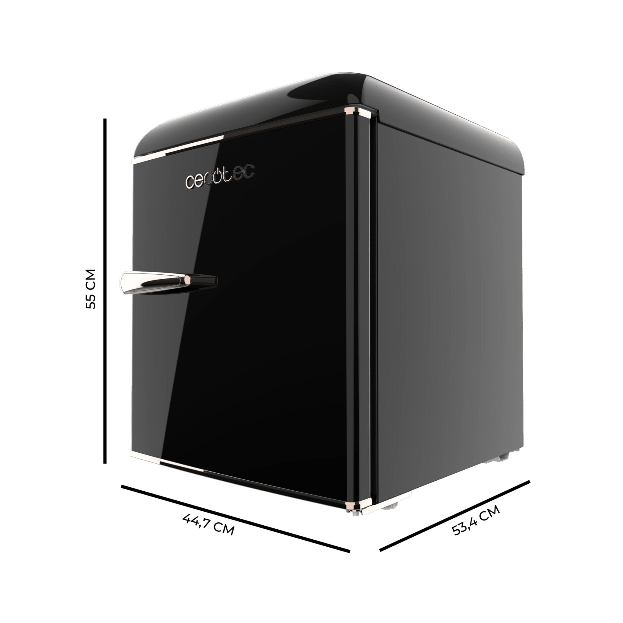 Bolero CoolMarket TT Origin 45 Black E
Mini frigorífico retro