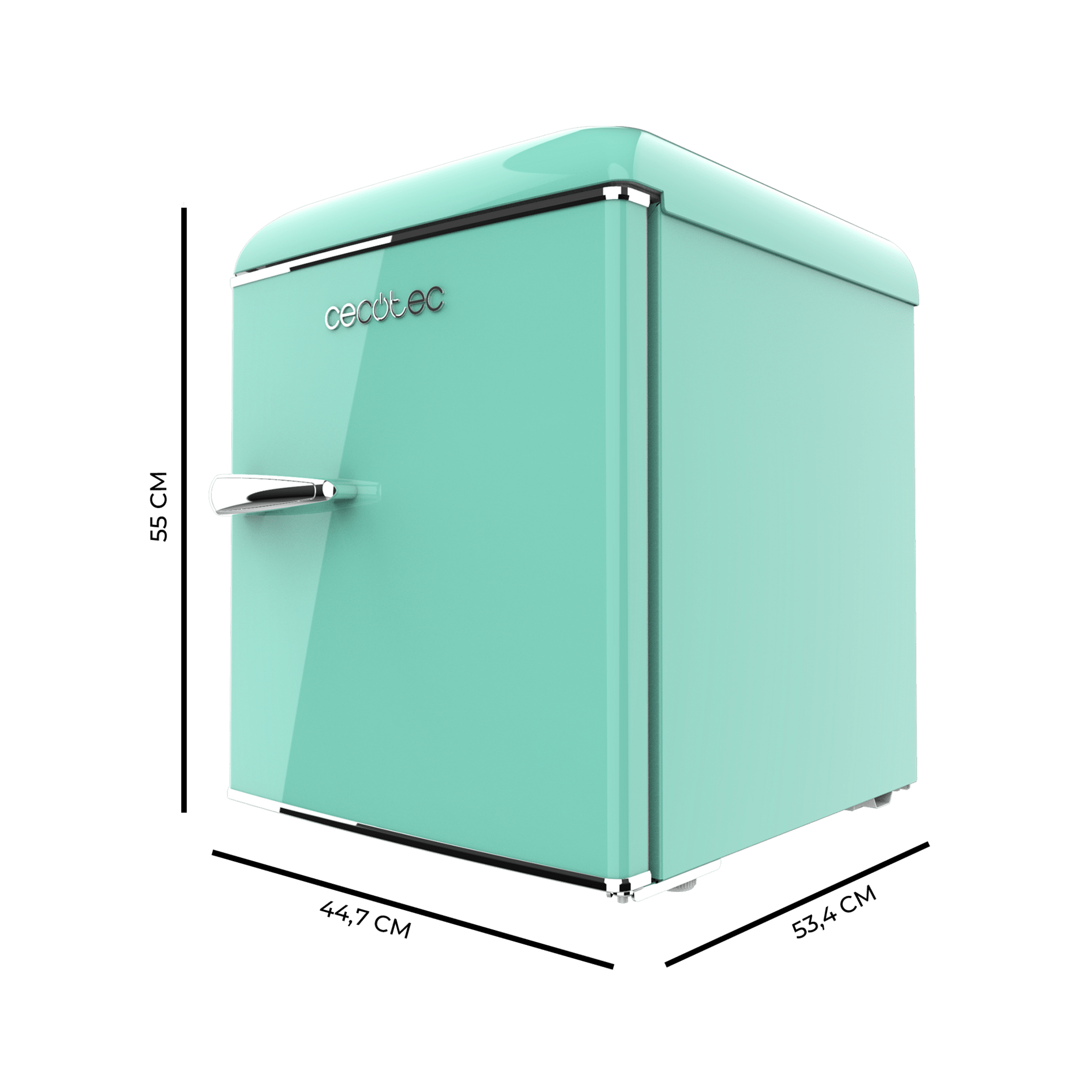 Bolero CoolMarket TT Origin 45 Green E
Mini frigorífico retro