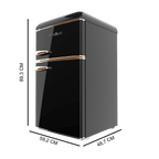 frigorífico Cecotec Bolero CoolMarket 2D Origin 86 Black E
