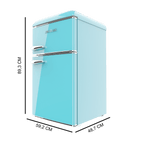 Bolero CoolMarket 2D Origin 86 Blue E
Mini frigorífico