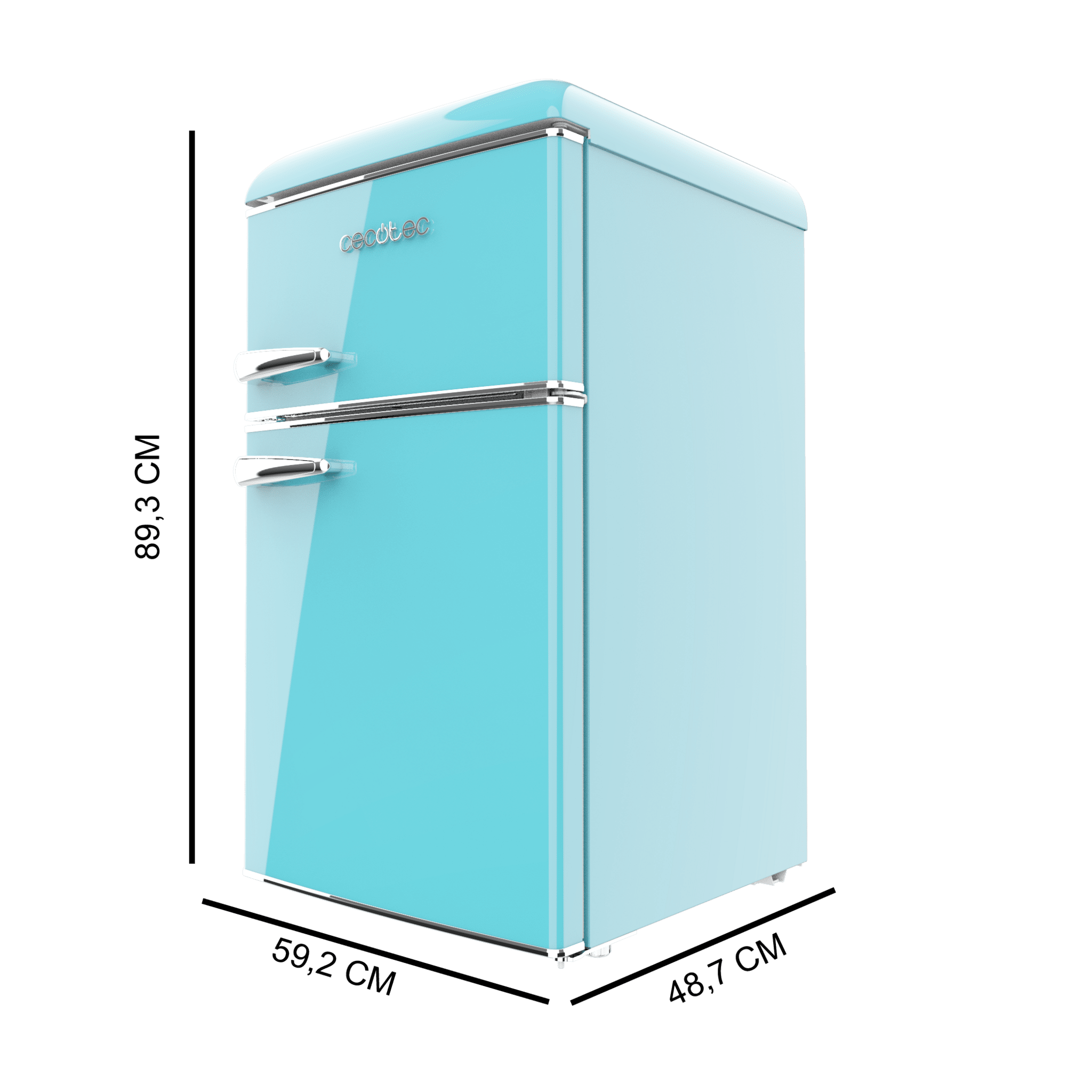 Bolero CoolMarket 2D Origin 86 Blue E
Mini frigorífico