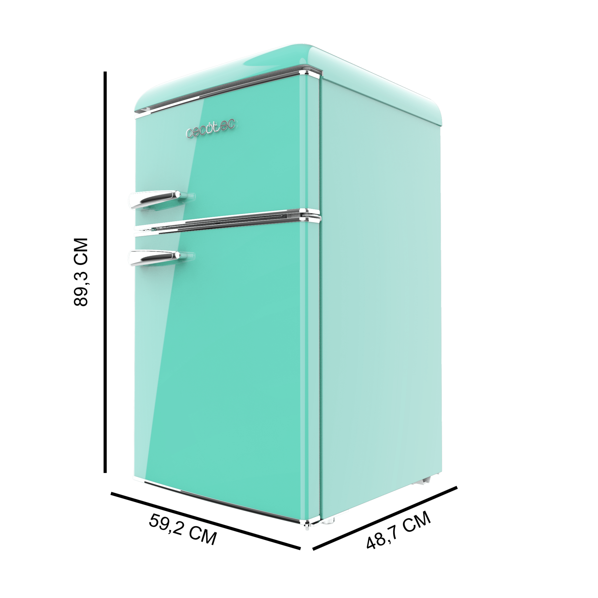 Frigorifico Cecotec Bolero CoolMarket 2D Origin 86 Green E