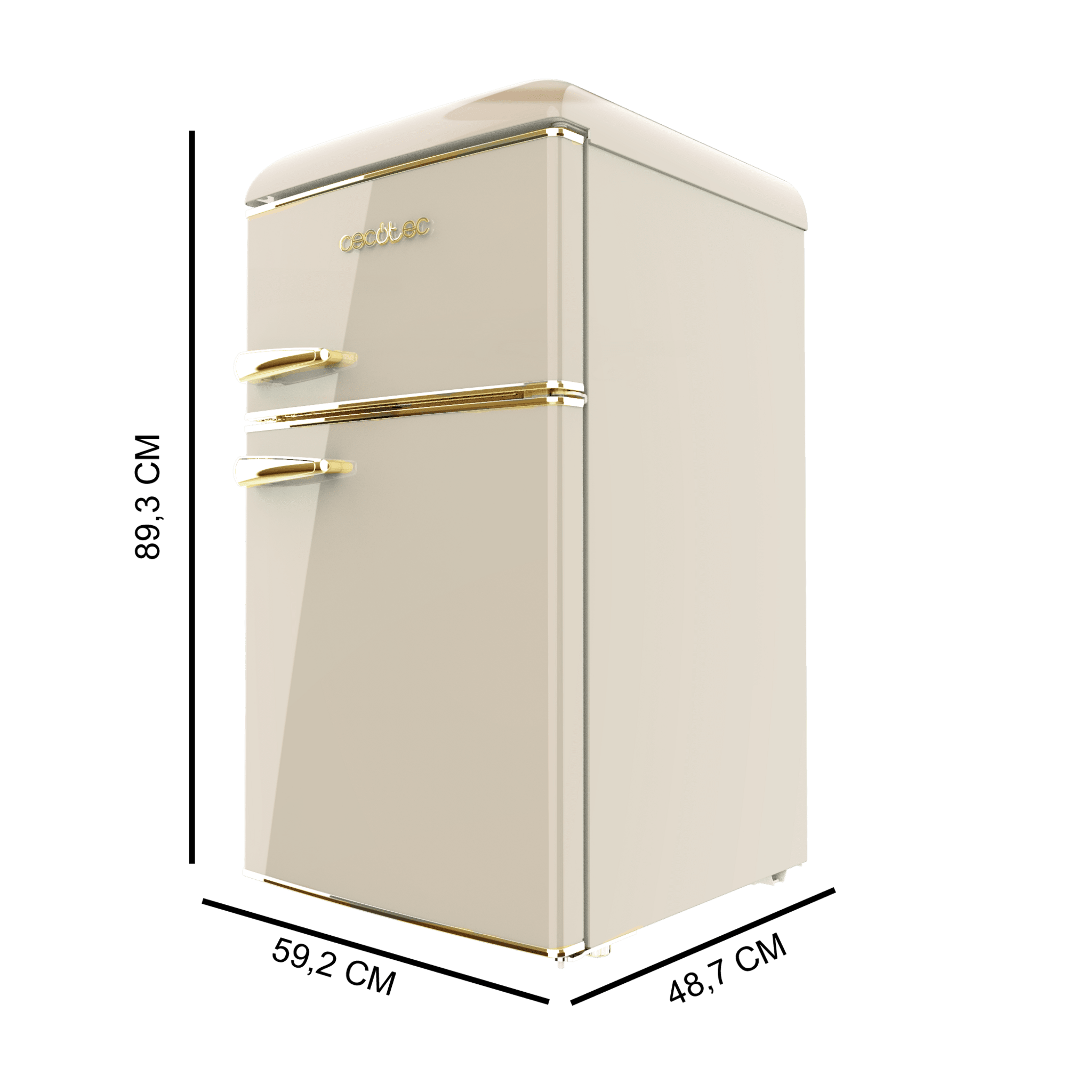 Bolero CoolMarket 2D Origin 86 Beige E
Mini frigorífico