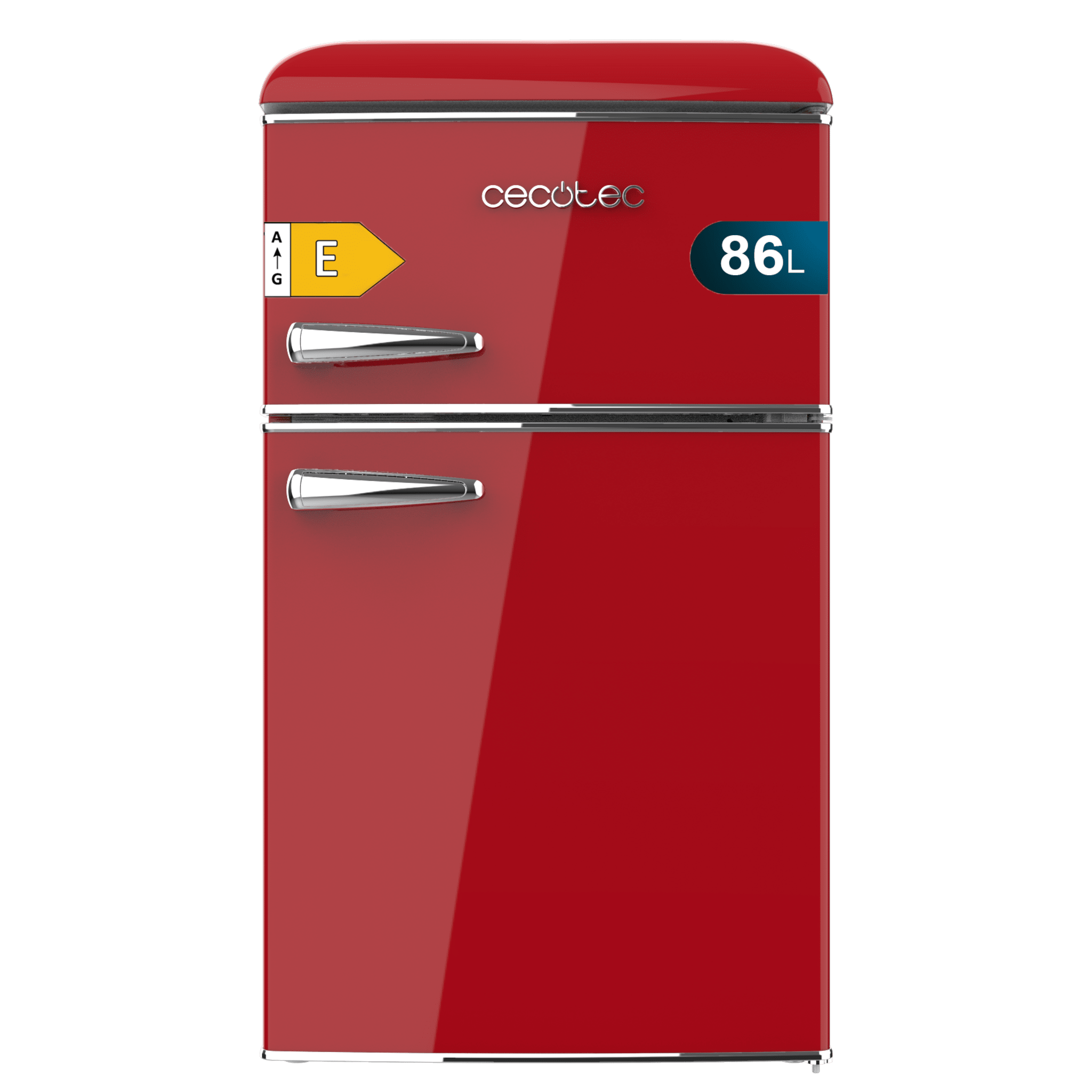 frigorífico Cecotec Bolero CoolMarket 2D Origin 86 Red E