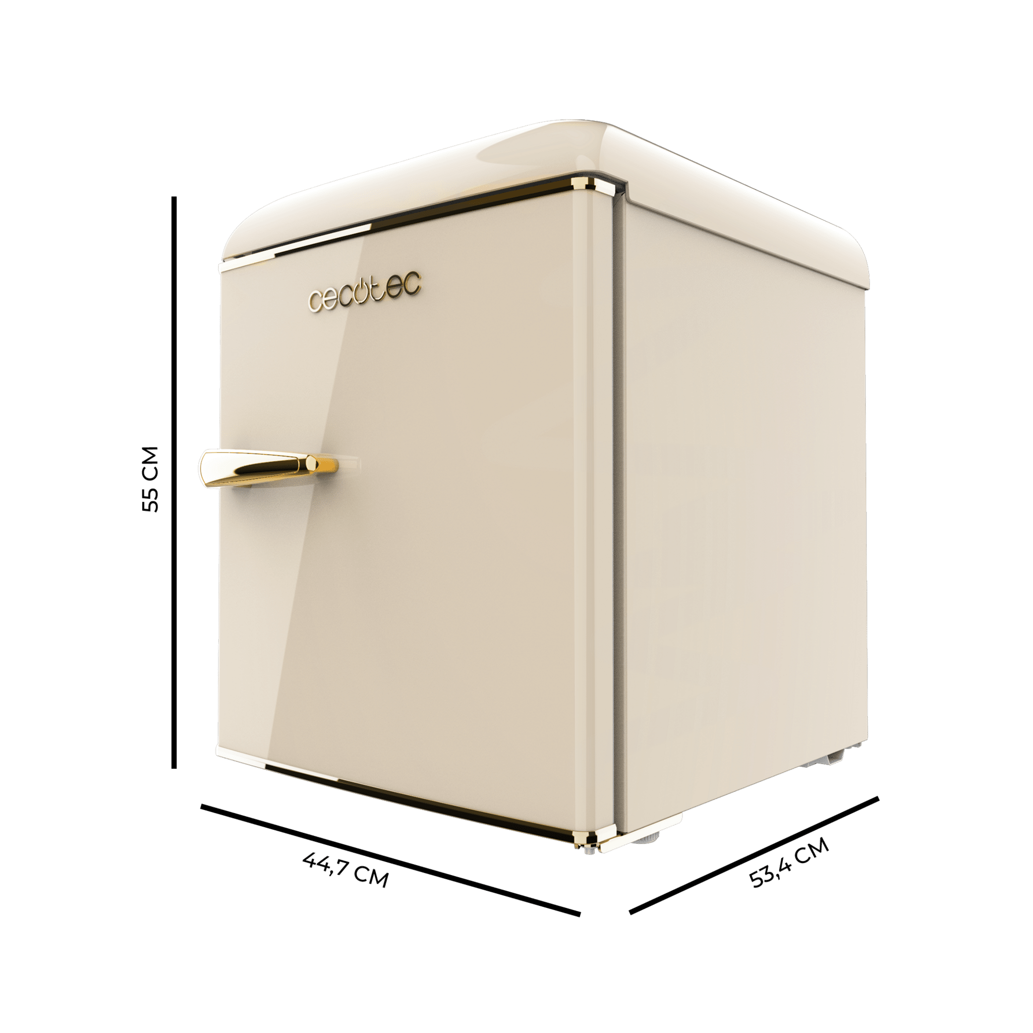 Bolero CoolMarket TT Origin 45 Beige E
Mini frigorífico retro