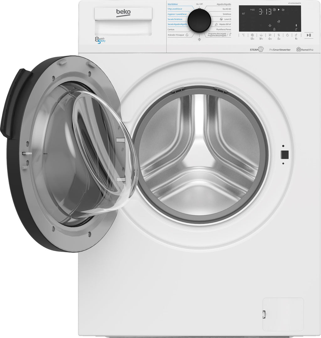 LAVADORA SECADORA BEKO HTV7716DSWBTR 7KG LAV 4KG SEC 1400RPM DISPLAY