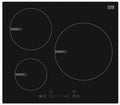 PLACA NEWPOL NW3INDK2 INDUCCION TOUCH CONTROL SISTEMA SLIDER 3 FUEGOS BIG ZONE 29CM