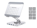 DONN26G mueble y soporte para dispositivo multimedia Plata Tableta Carro para administración de tabletas