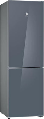 FRIGORIFICO COMBI BALAY 3KFD565AI NO FROST CLASE D 186X60X66 357 LITROS PUERTAS CRISTAL GRIS ANTRACITA EXTRACOLD/EXTRAFRESH COMFORT SERIE CRISTAL "FABRICADO EN ESPAÑA"