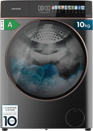 Lavadora Cecotec Bolero DressCode 10900 Autodose Inverter FullColor Steel A