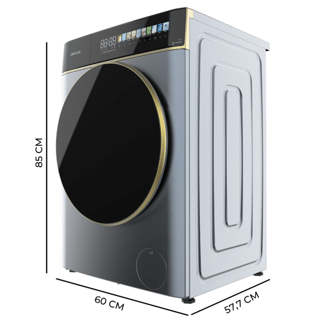 Lavadora Cecotec Bolero DressCode 10900 Inverter FullColor Ice Blue A