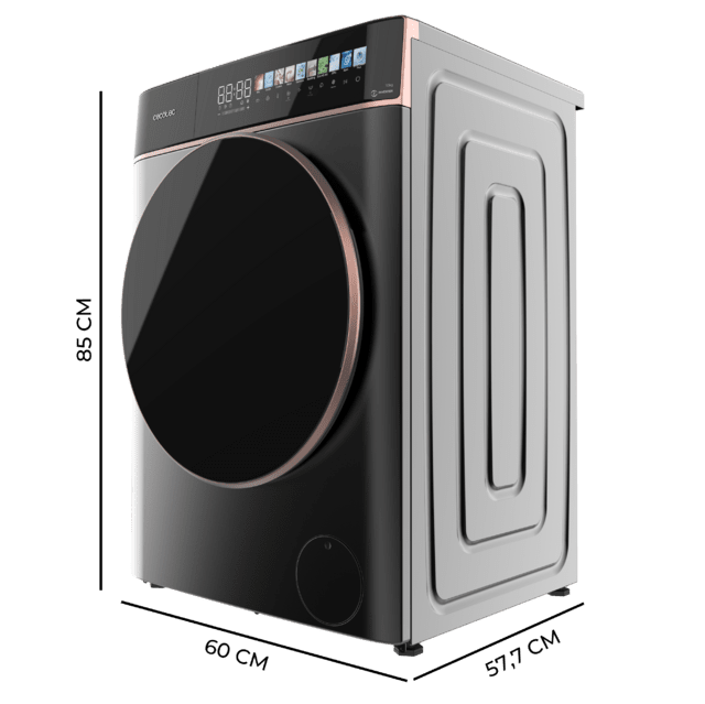 Lavadora Cecotec Bolero DressCode 10900 Inverter FullColor Steel A