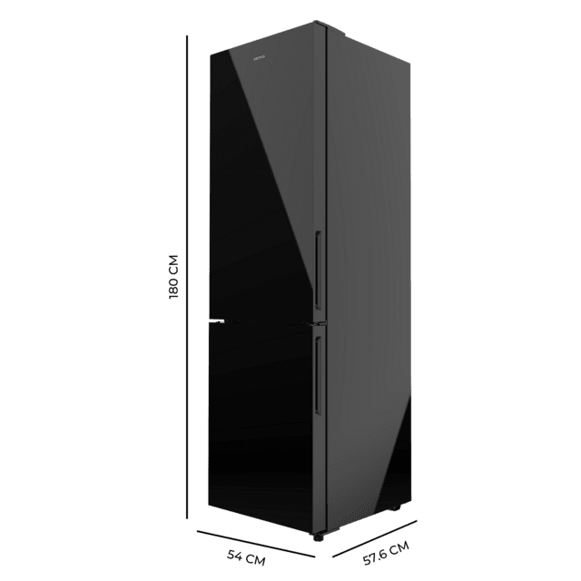 Frigorífico combi Cecotec Bolero CoolMarket Combi 250 Black Glass D
