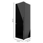 Frigorífico combi Cecotec Bolero CoolMarket Combi 250 Black Glass D