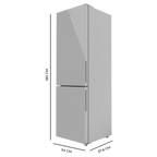 Frigorífico combi Cecotec Bolero CoolMarket Combi 250 Grey Glass D