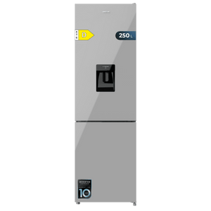 Frigorífico combi Cecotec Bolero CoolMarket Combi 250 WD Grey Glass D