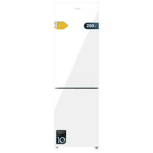 Frigorífico combi Cecotec Bolero CoolMarket Combi 250 White Glass E