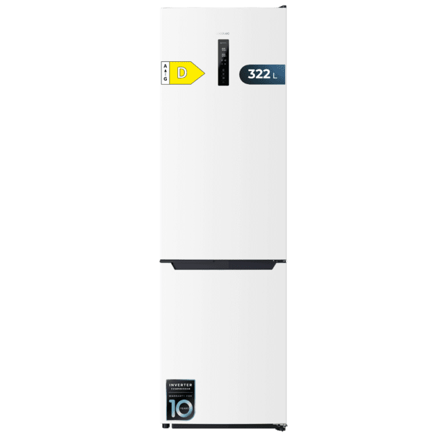 Frigorífico combi Cecotec Bolero CoolMarket Combi 322T White D