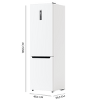 Frigorífico combi Cecotec Bolero CoolMarket Combi 322T White D