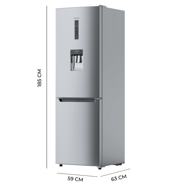 Frigorífico combi Cecotec Bolero CoolMarket Combi 322 WD Inox E
