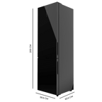 Frigorífico combi Cecotec Bolero CoolMarket Combi 356 Black Glass E
