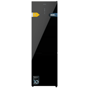 Frigorífico combi Cecotec Bolero CoolMarket Combi 356 Black Glass E