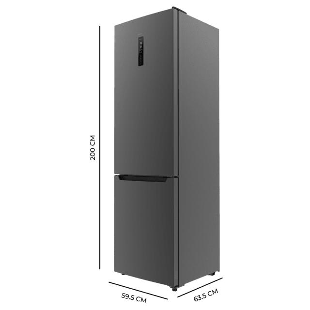 Frigorífico combi Cecotec Bolero CoolMarket Combi 356 Dark E