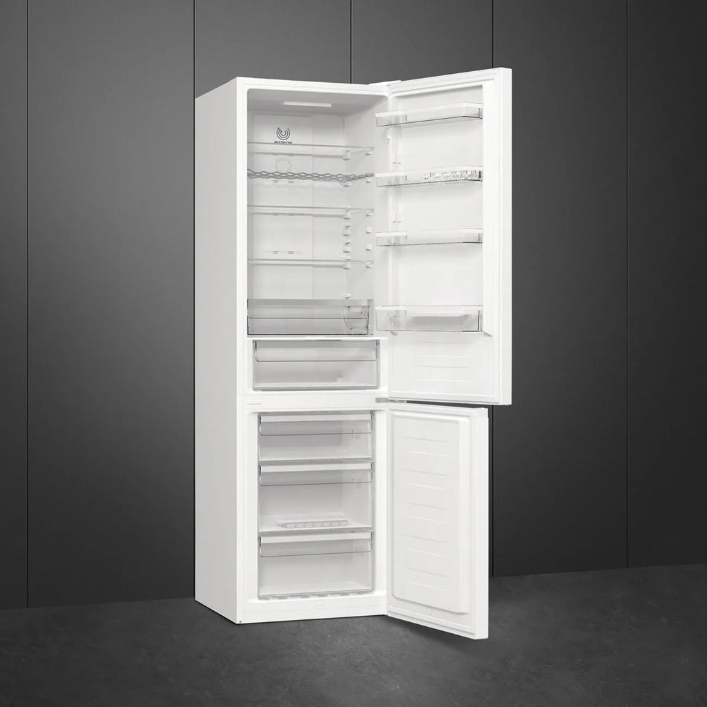 FRIGORIFICO COMBI SMEG RC20WDNE BLANCO 200X60 DISPLAY BANDEJAS CRISTAL CLASE E (A+) *-*