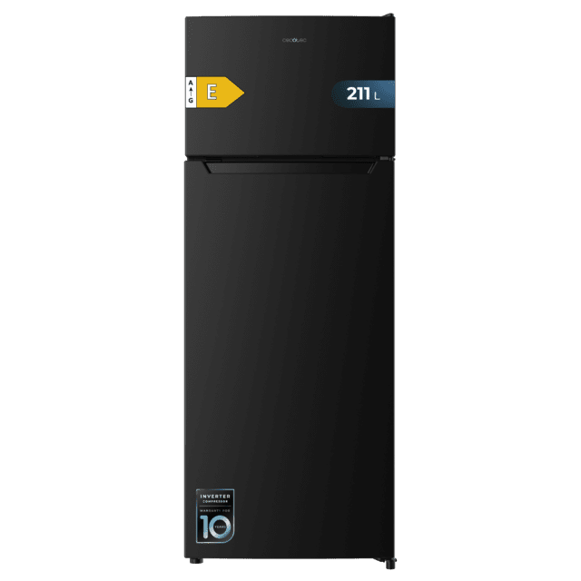 Frigorífico de dos puertas Cecotec Bolero CoolMarket 2D 211 Black E