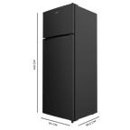 Frigorífico de dos puertas Cecotec Bolero CoolMarket 2D 211 Black E
