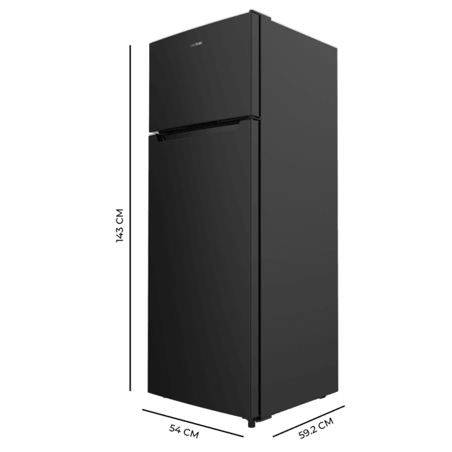 Frigorífico de dos puertas Cecotec Bolero CoolMarket 2D 211 Black E