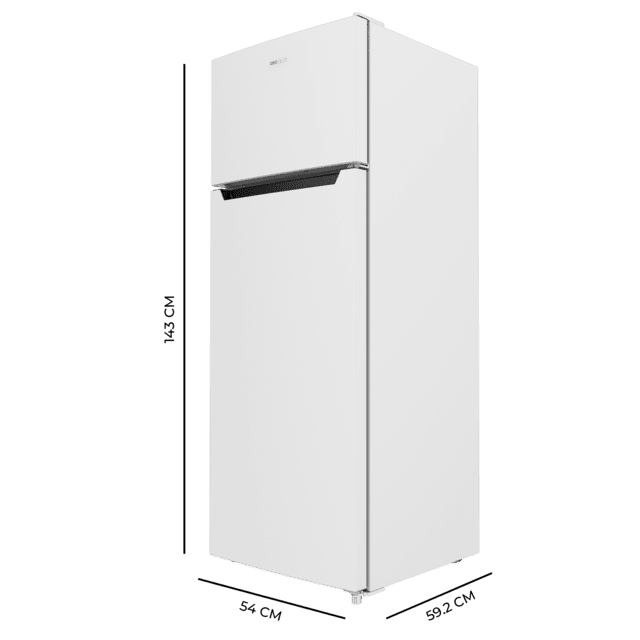 Frigorífico de dos puertas Cecotec Bolero CoolMarket 2D 211 White E