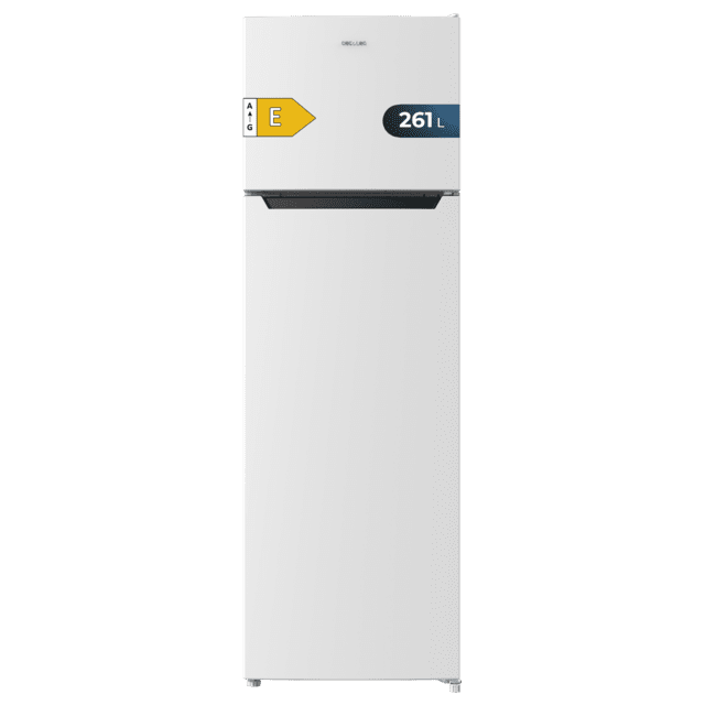 Frigorífico 2 puertas Cecotec Bolero CoolMarket 2D 261 White E