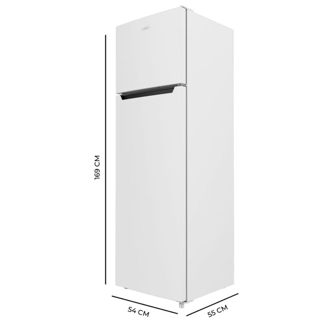Frigorífico 2 puertas Cecotec Bolero CoolMarket 2D 261 White E