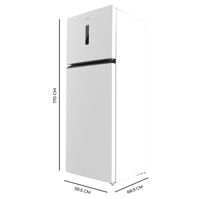 Frigorífico 2 puertas Cecotec Bolero CoolMarket 2D 465 NF White E