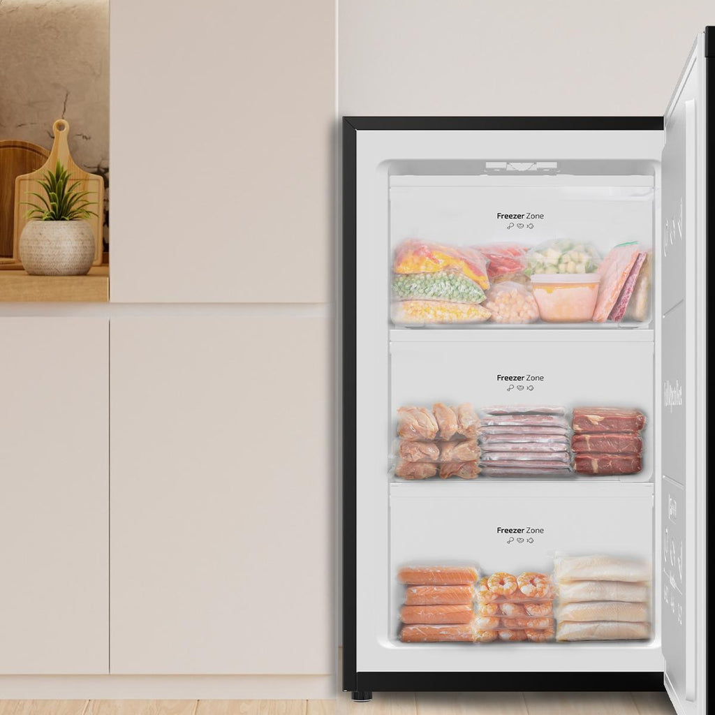 Congelador vertical Cecotec Bolero CoolMarket TF 87 Black